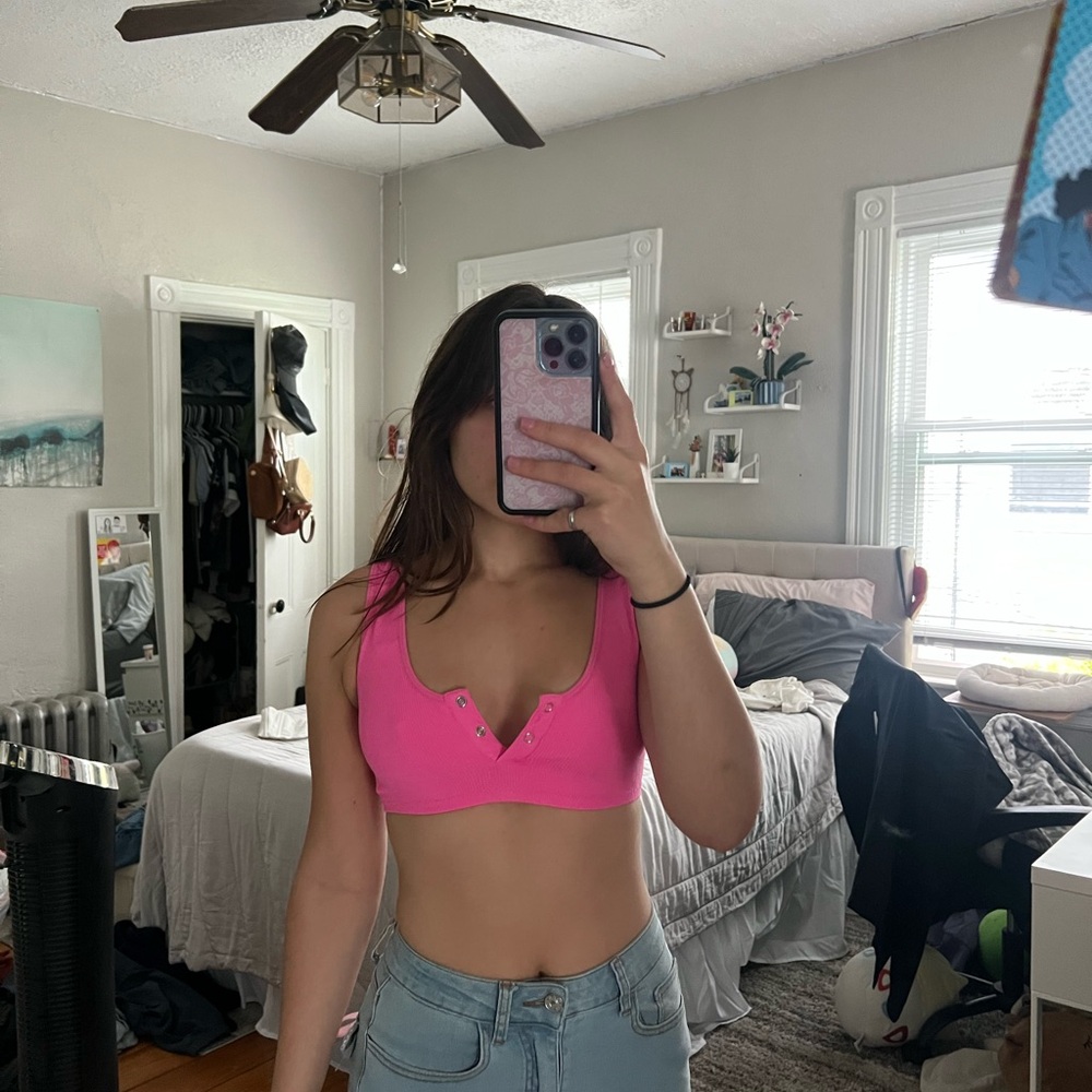 Princess Polly Pink Crop Top